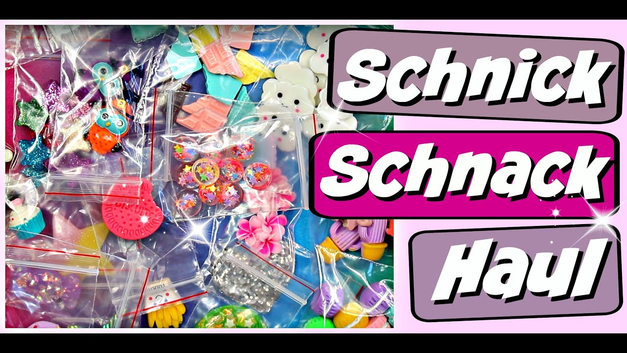 9999 Dinge Schnick Schnack Haul - Cabochons, Kawaii, Bastelbedarf & Streudeko - Bastel Online Shop