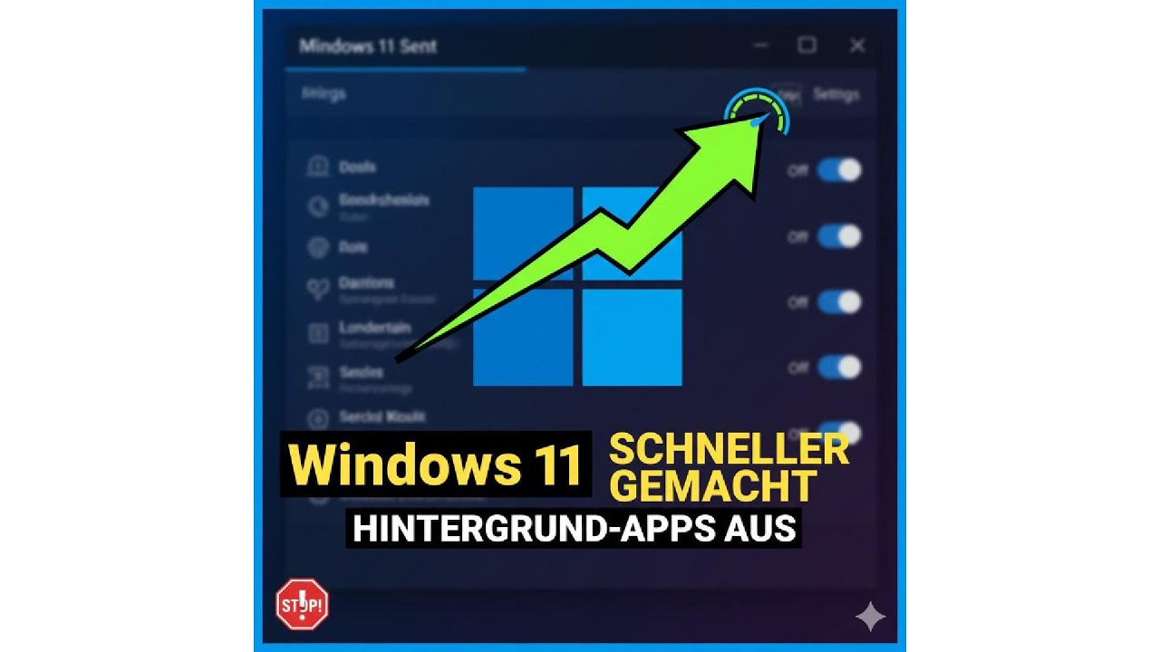 Windows 11 schneller machen: Unnötige Hintergrund-Apps ausschalten