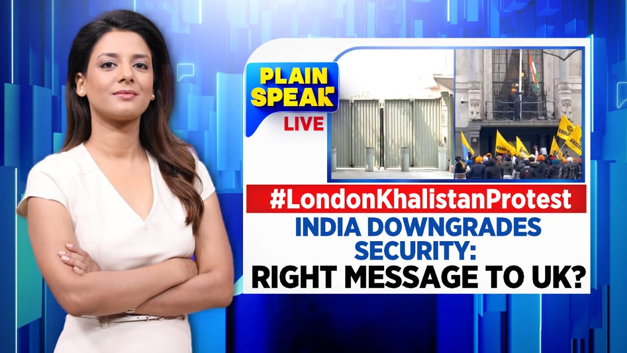London Khalistan Protest | Amritpalsingh On The Run | Khalistanis Vandalise Indian Flag In U.K.