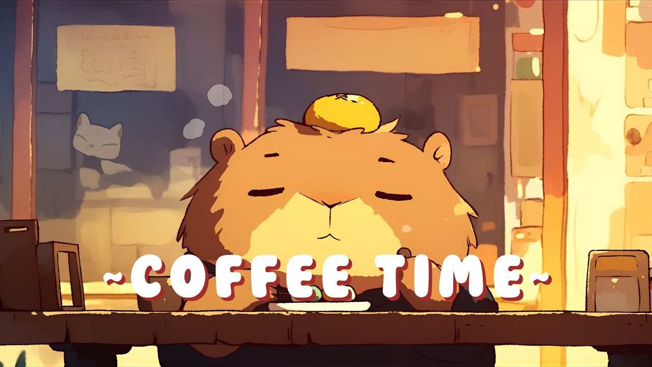 [60 Minutes] Capybara Study Beats | Calming Beats & Melodies ✨