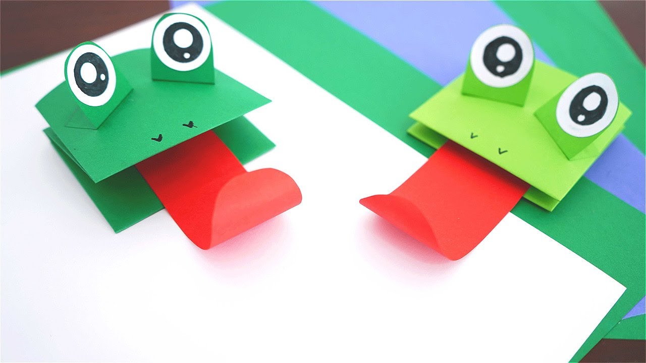 How To Make a Paper Frog - Fun & Easy Origami