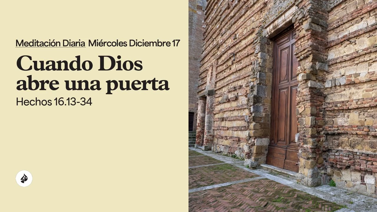 Cuando Dios abre una puerta – Meditación Diaria