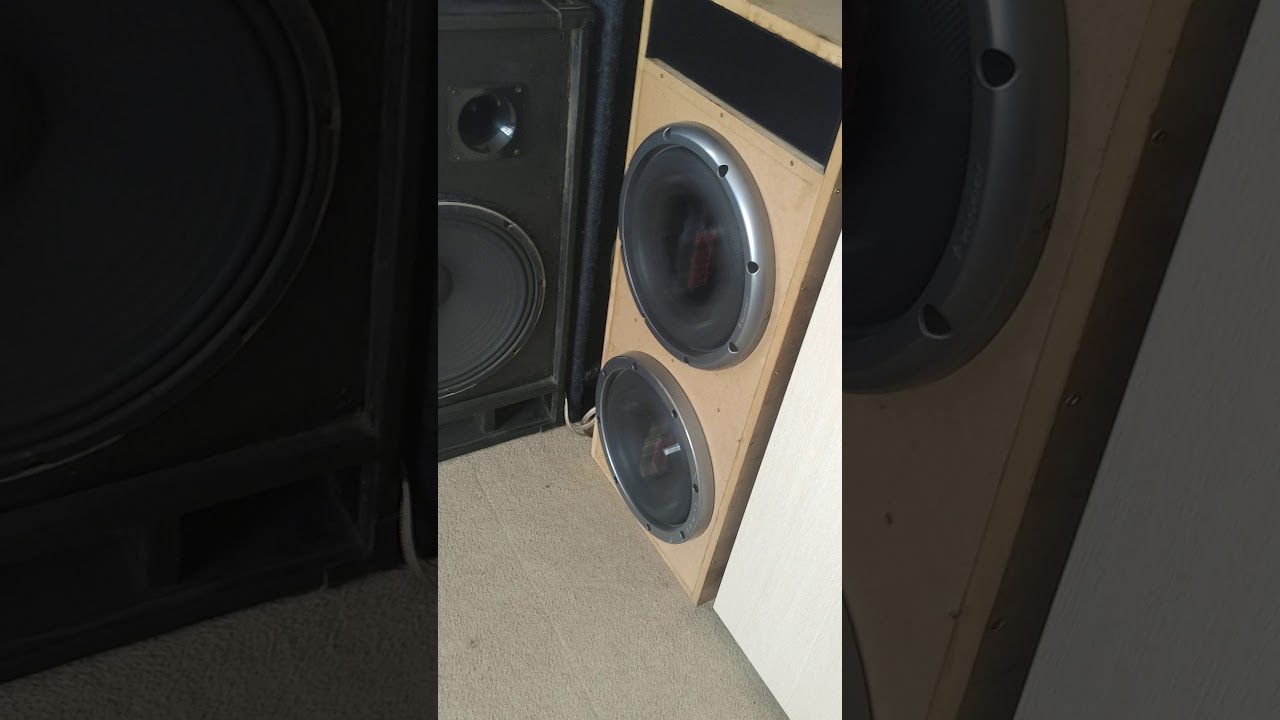 Pioneer ts-3001 and ts-3002 pro subs on Behringer inuke nu6000