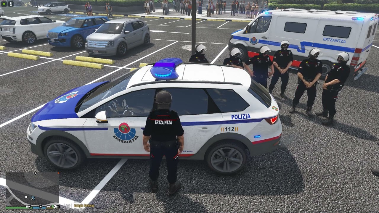 Disuadimos una manifestación!! | Ertzaintza Brigada Móvil | GTA V LSPDFR