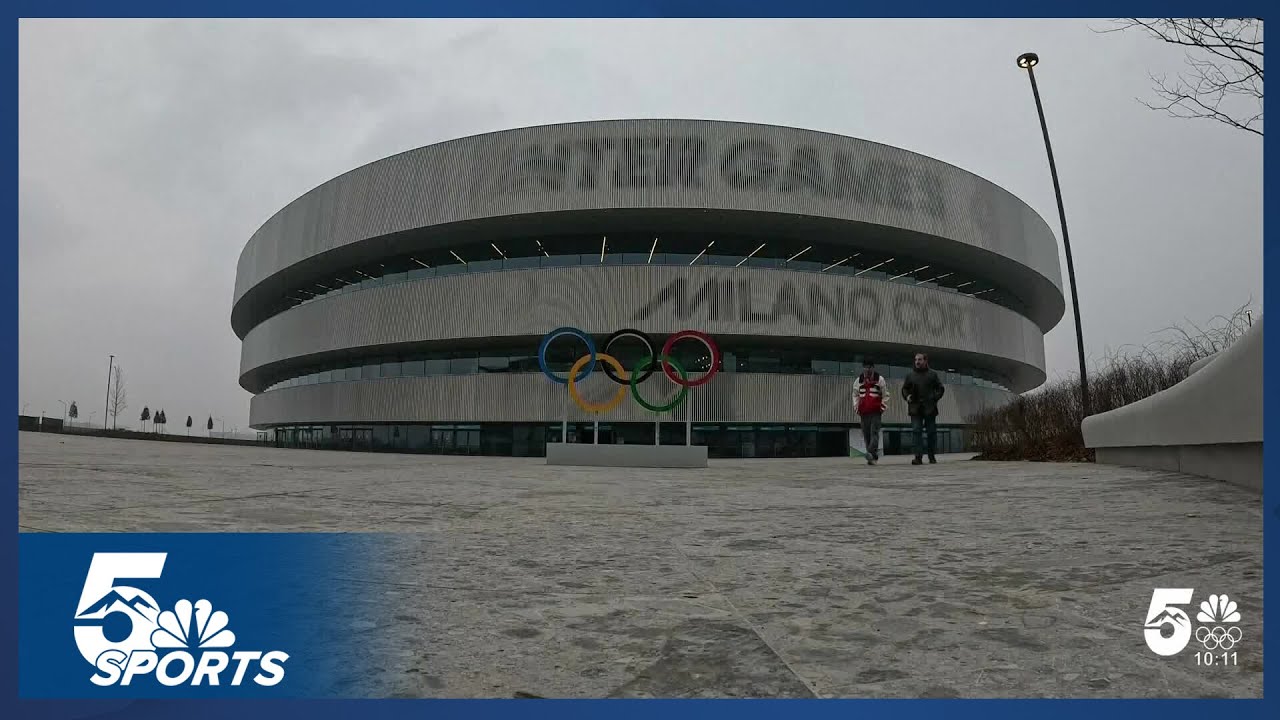 Olympic organizers rush to get new ice hockey stadium in Milan ready for Winter Games