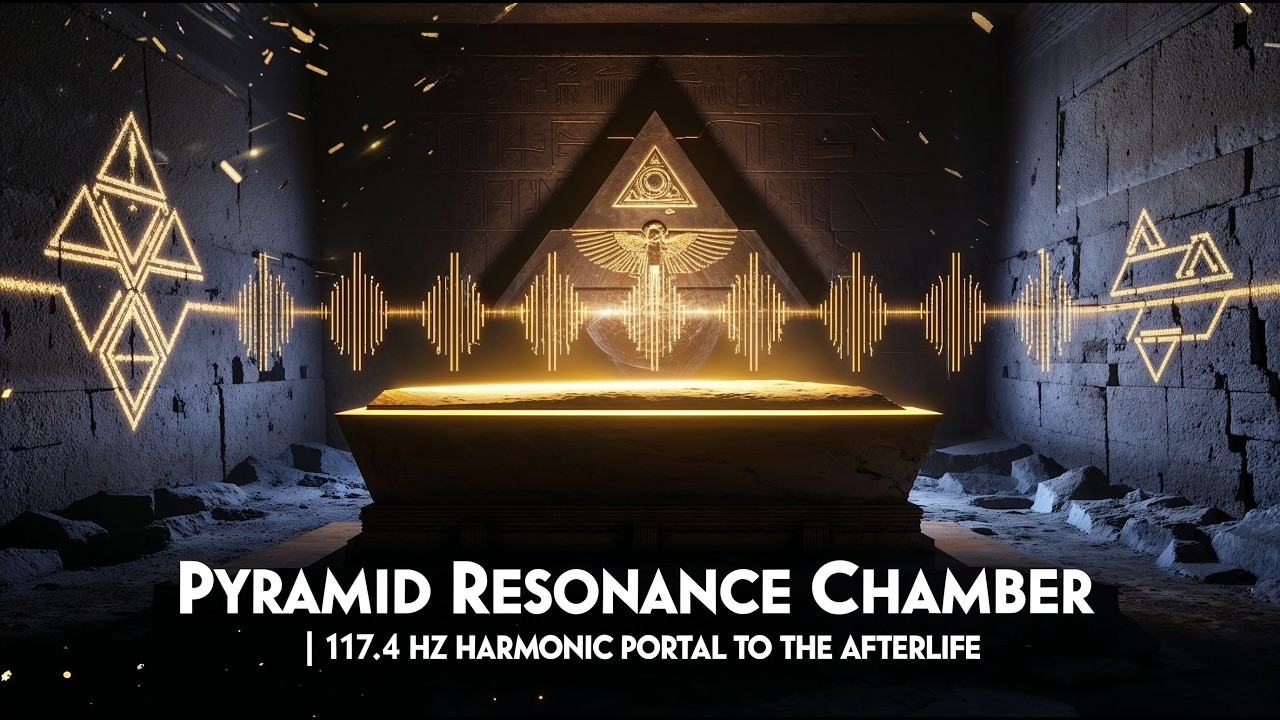 The Pyramid Resonance Chamber | 117.4 Hz Binaural Portal to the Afterlife (8 Hour Delta-Theta)