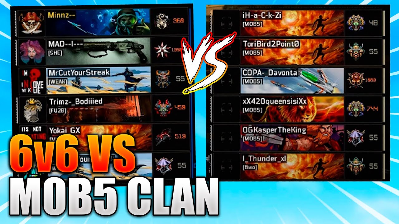 M0B5 Clan get Smoked in 6V6 Cod Bo4 Hardcore Team Death Match