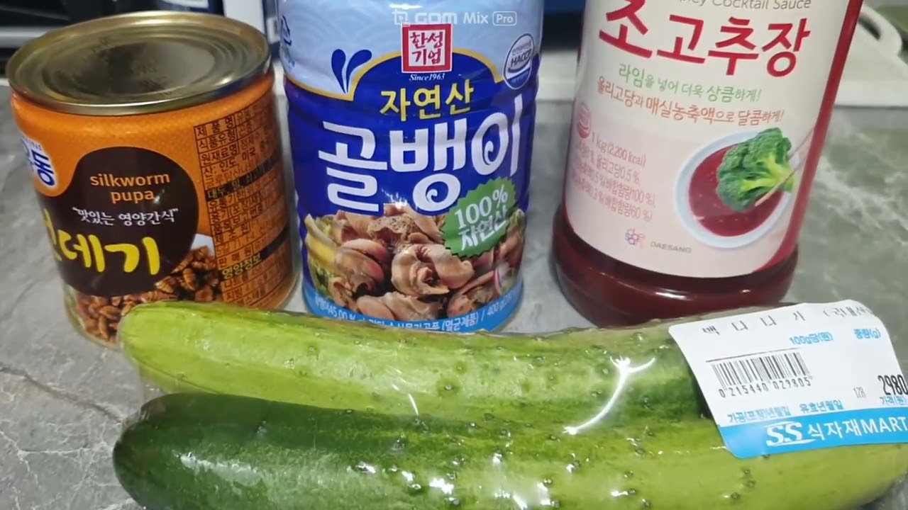 Food that only Korea eats ( sea snail...? )How to eat