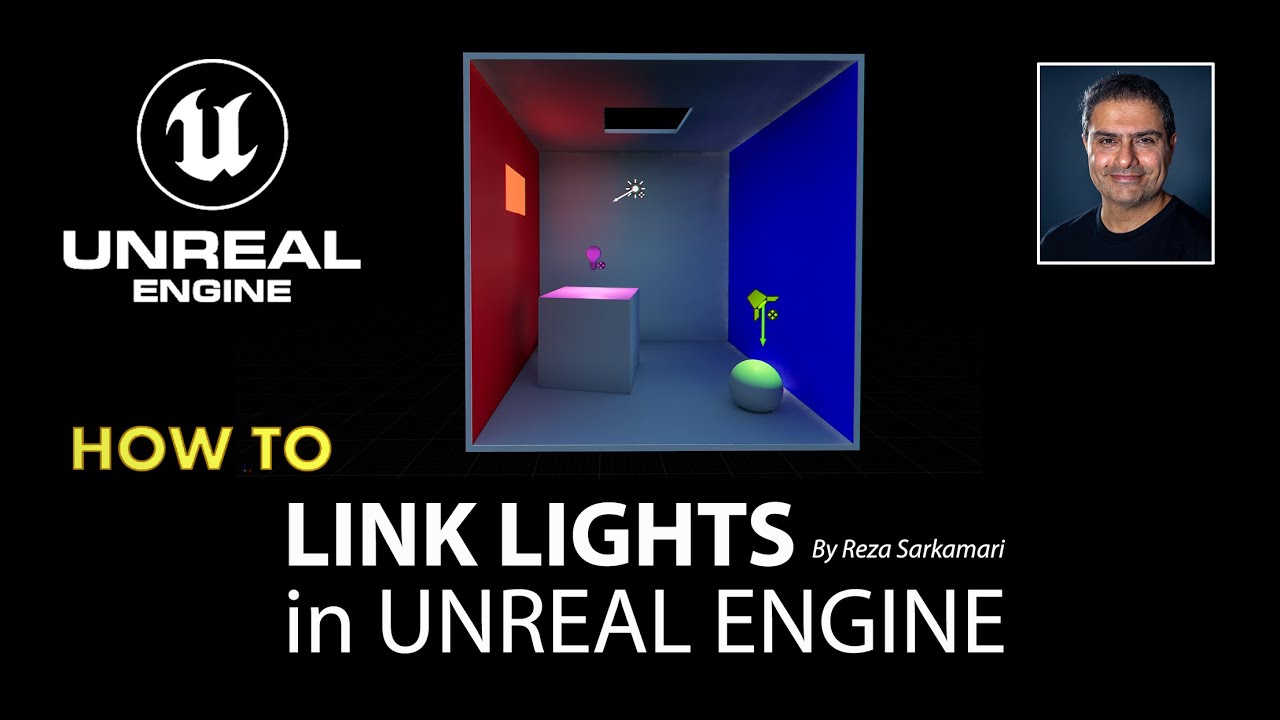 Как связать источники света в Unreal Engine