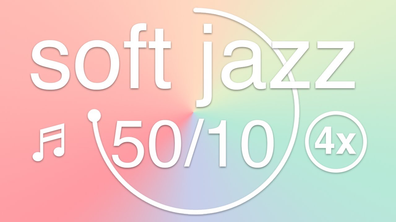 50 minute Soft Jazz Pomodoro Timers with 10 minute breaks