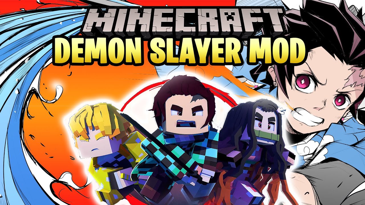 KIMETSU NO YAIBA MOD - Espadas, Demonios, Formas y más... | Minecraft Mod Review en ESPAÑOL 1.12.2