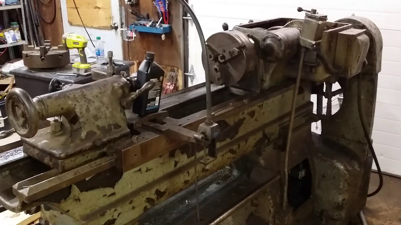 Rustinox stickers,  and hendey 14x6 gearhead lathe comes to its new home