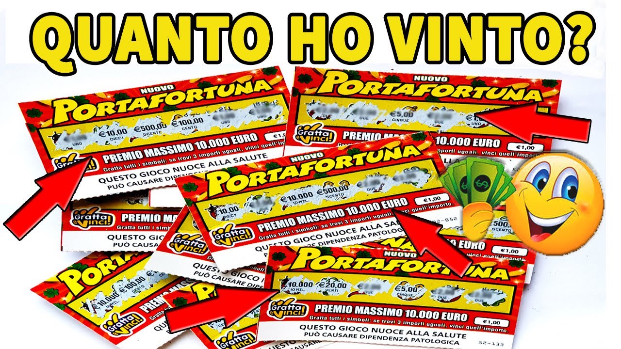 VINCITA con il NUOVO Gratta e Vinci PORTAFORTUNA