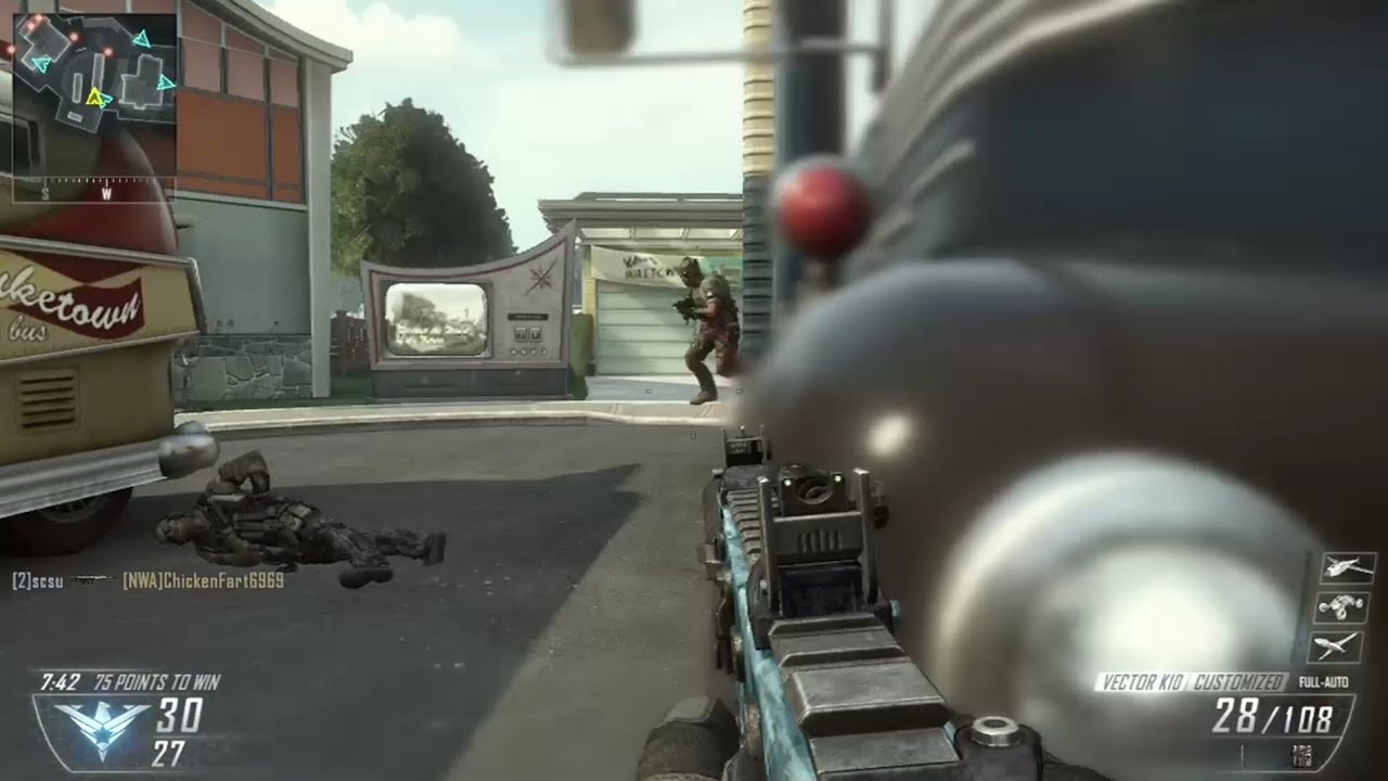 BLACK OPS 2 EN 2025: Kills con la Vector// Gameplay Match// Victory