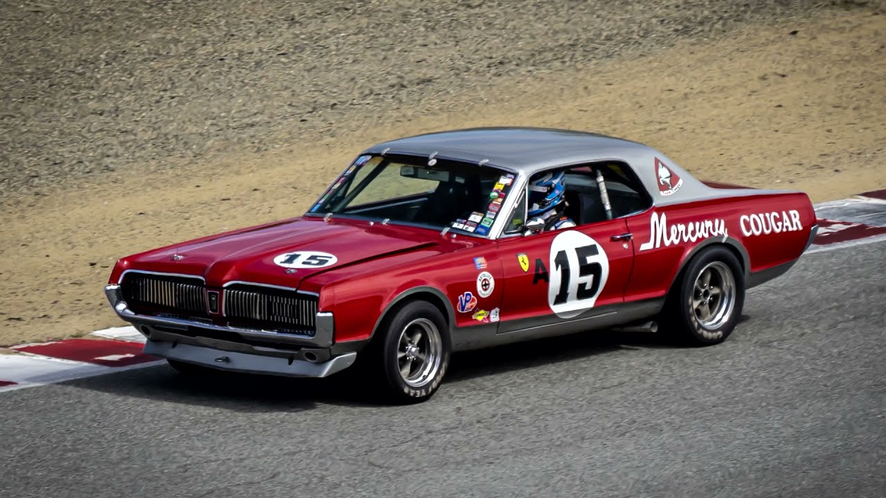 1967 Trans Am Mercury Cougar - a lap around Laguna Seca