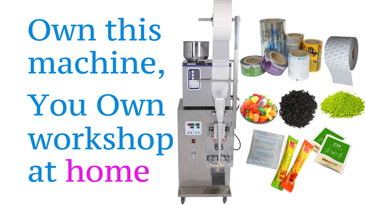 low cost pouch packaging machine for grain powder electricity driven automatic VFFS