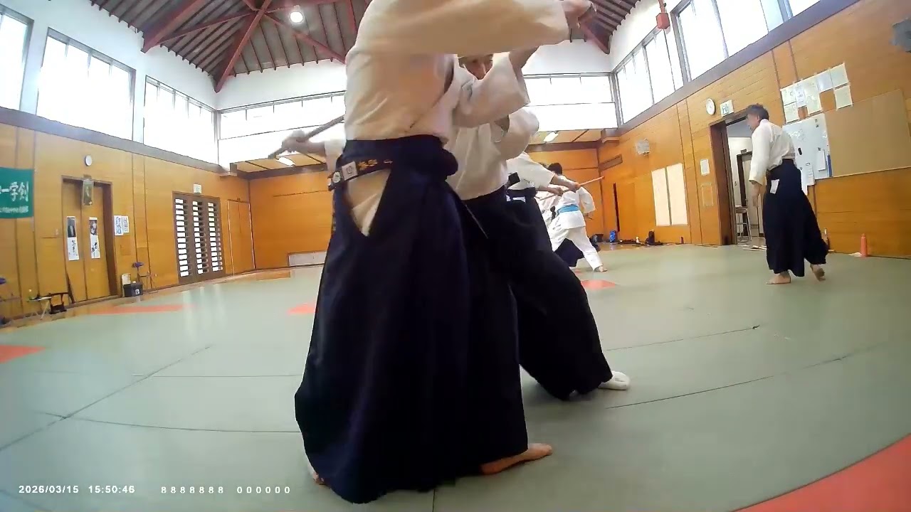 2026 3 15  日曜稽古会　　　合氣道青葉塾道場