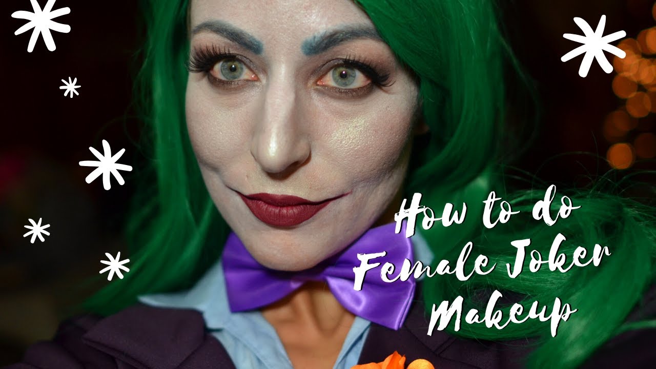 How To Do Female Joker Makeup | Cosplay Tutorial