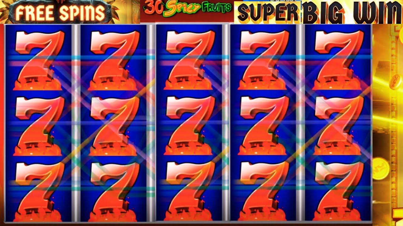 HUGE BIG WIN on 30 SPICY FRUITS   EGT Slot Bonus Feature & Epic Payout!#30SpicyFruits #BigWin #EGT