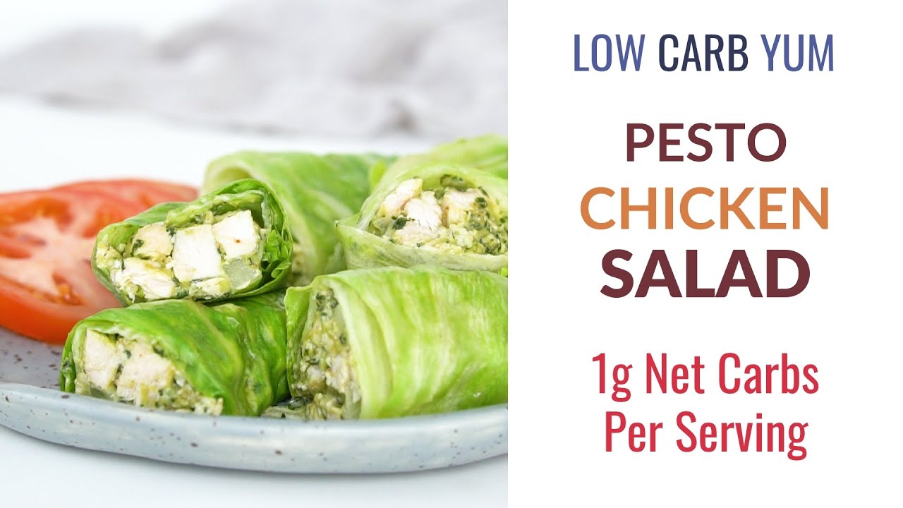Pesto Chicken Salad Wrap