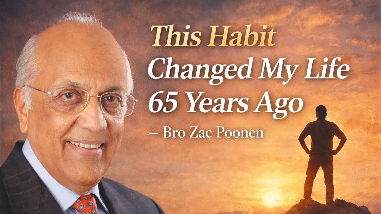 This Habit changed my Life 65 Years ago|| Bro Zac Poonen 