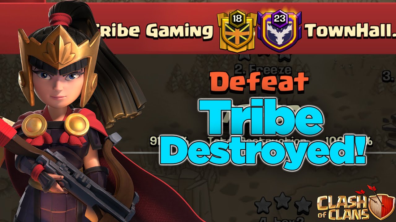 PERFECT War Against Tribe Gaming | TH13 War Recap VS TownHall Legend