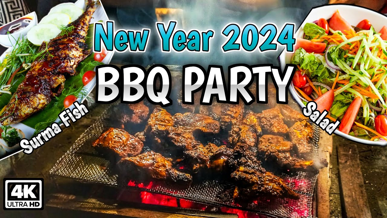 Winter BBQ Party । বারবিকিউ রেসিপি। Chicken BBQ । মাছের বারবিকিউ রেসিপি