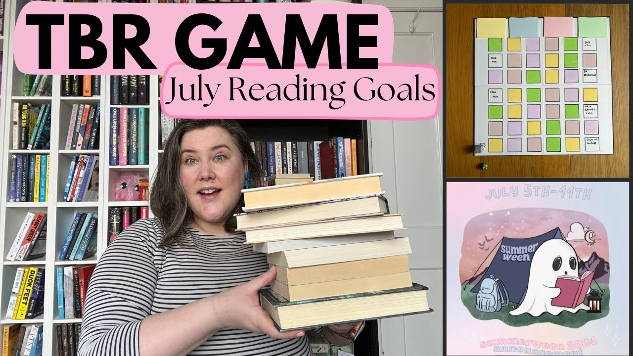 July TBR Game - July Reading Goals and Summerween Plans