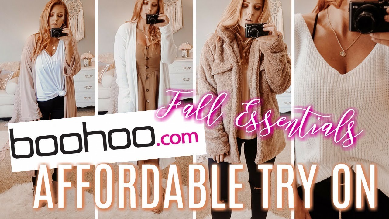 AFFORDABLE Fall Fashion TRY ON  | Boohoo Fall Essentials