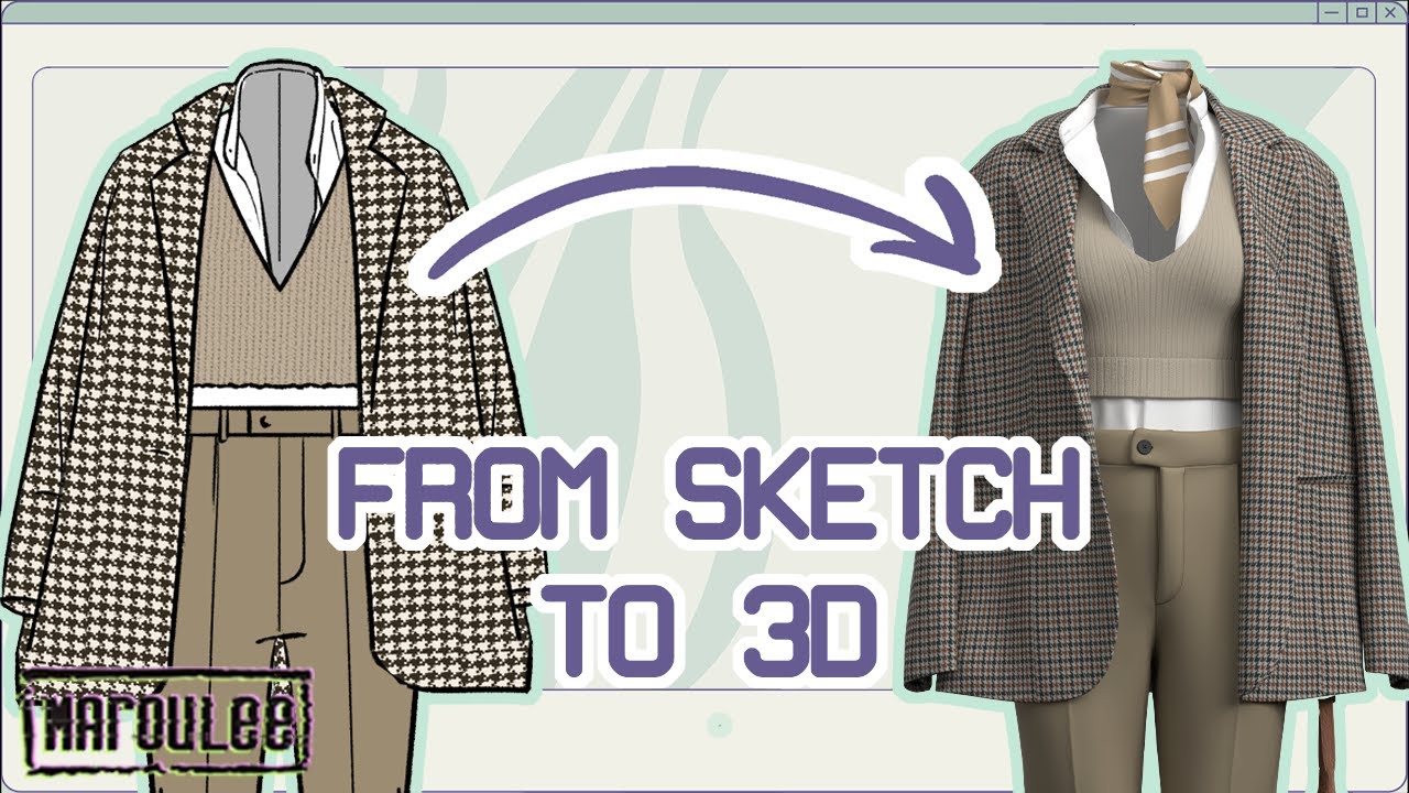 Sketch to 3D | Process Video | Style3D