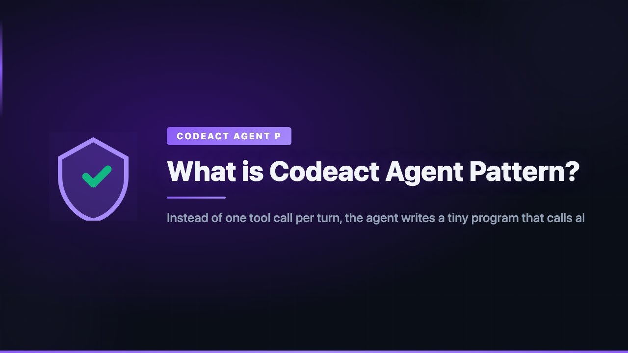 What is Codeact Agent Pattern?