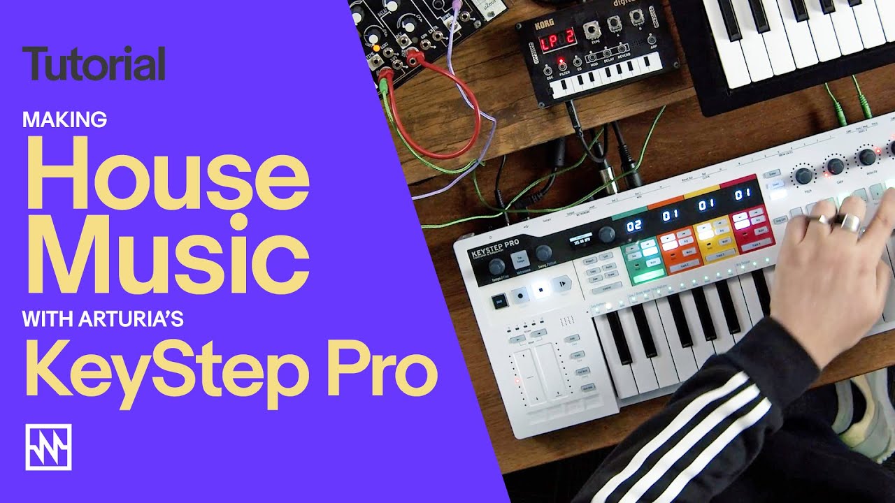 Учебное пособие: создание хаус-музыки с помощью KeyStep Pro от Arturia (прошивка v2.0)