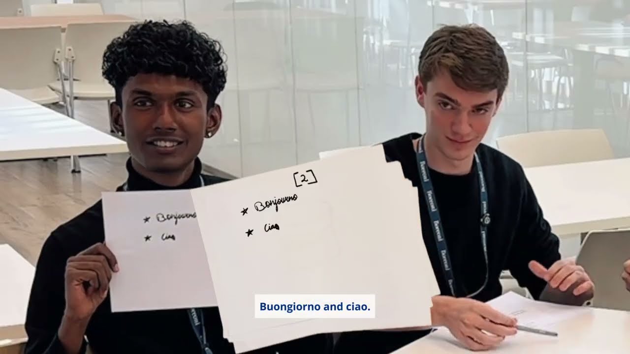 Exchange students first connections