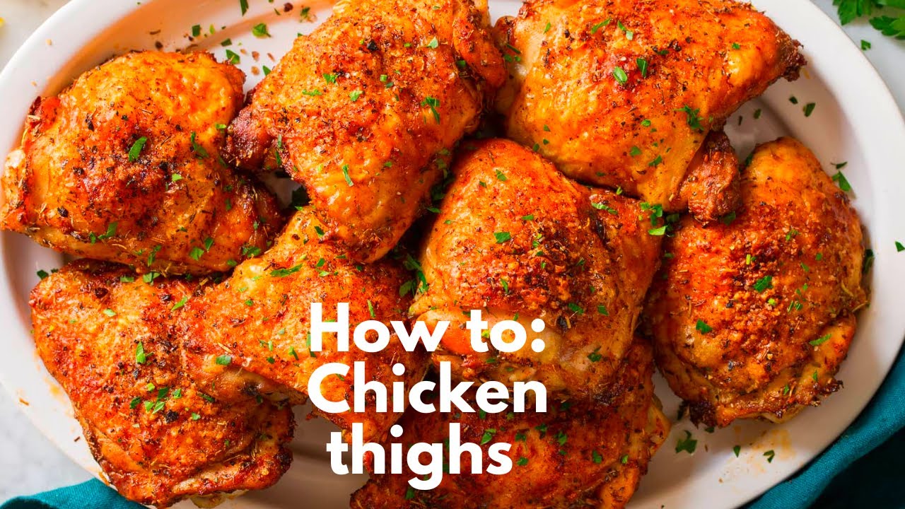 How to smoke chicken thighs