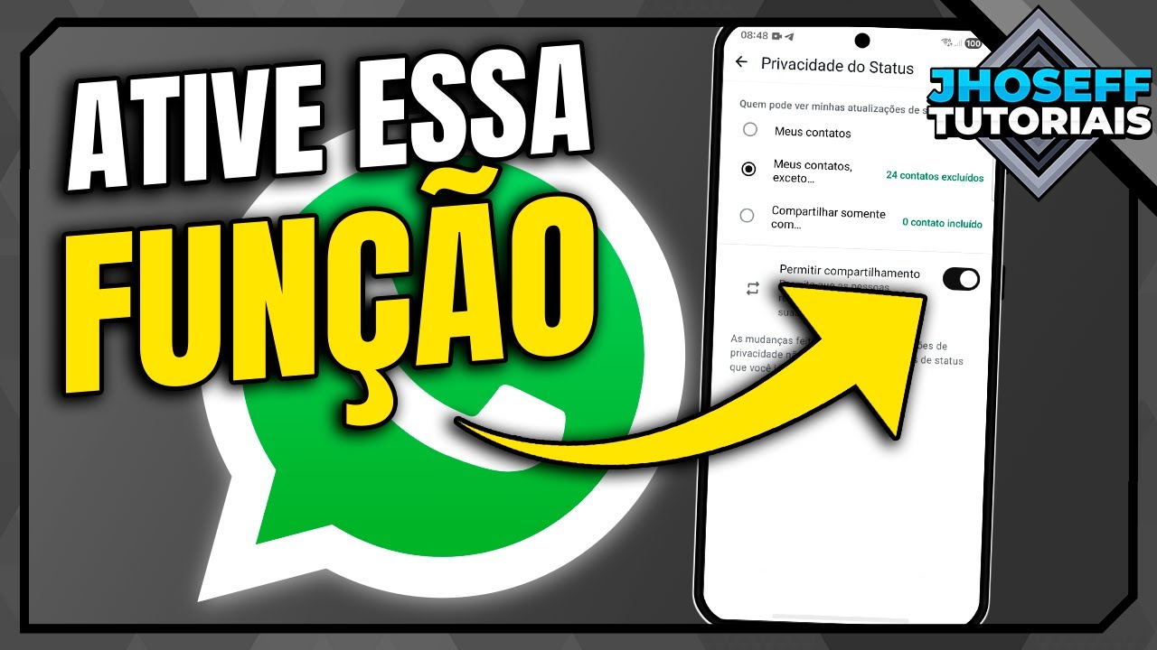 ATIVE o Compartilhamento de Status no WhatsApp!