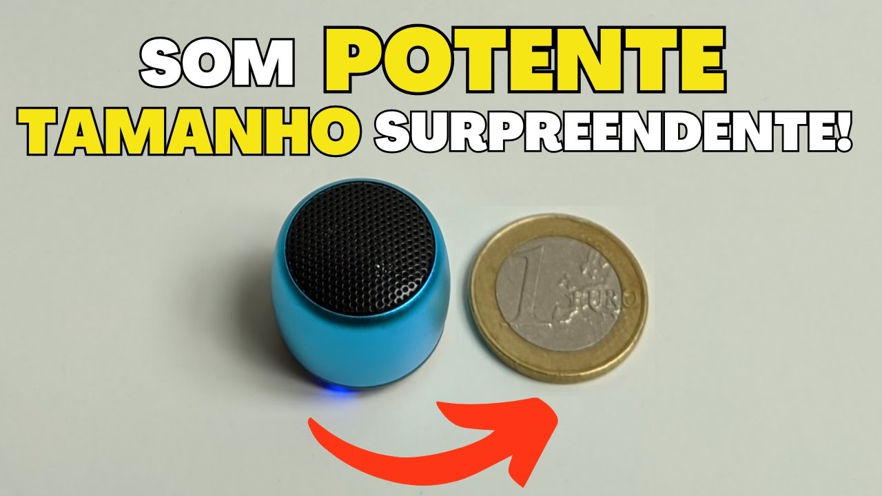 MENOR Alto Falante do MUNDO - Caixa de Som Bluetooth Boa e Barata 2023