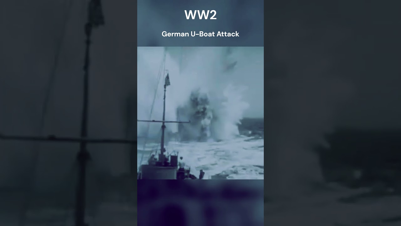 German U-Boat Attack on Allied Convoy