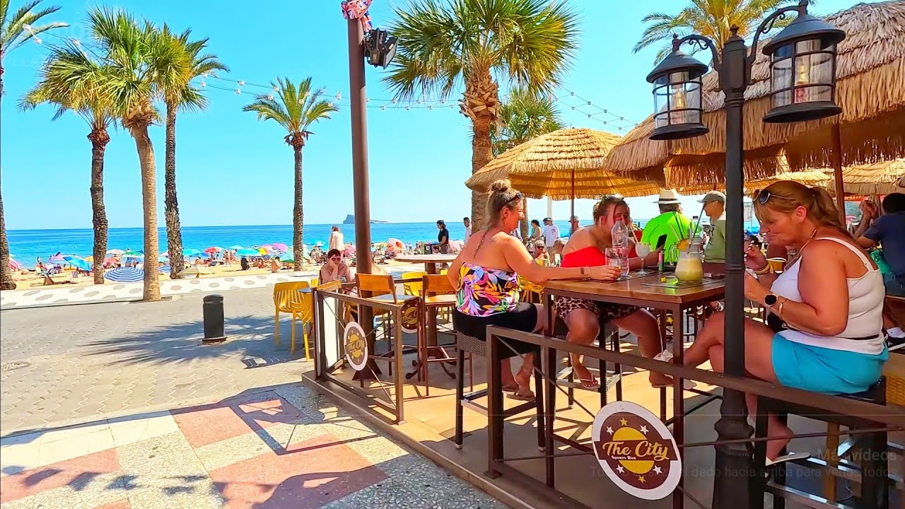 Benidorm Bars June 2023 4K Levante Beach