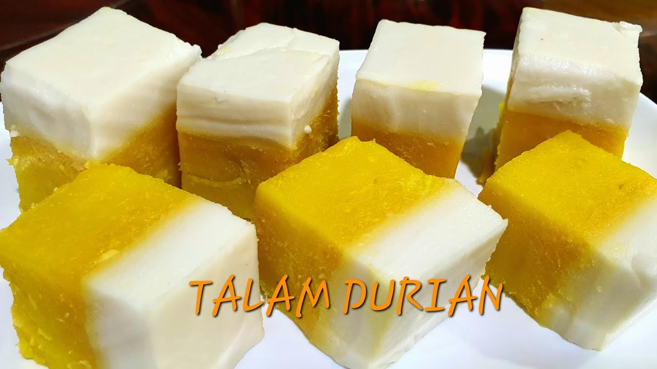 Resepi Kuih Talam Durian | Mudah Simple dan Sedap