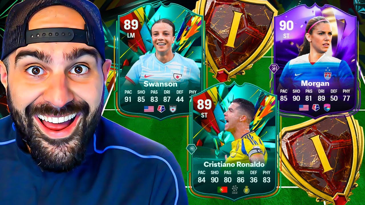 90 ALEX MORGAN, 89 RONALDO & 89 SWANSON! 🥵️ FUT CHAMPS! FC 25 Ultimate Team