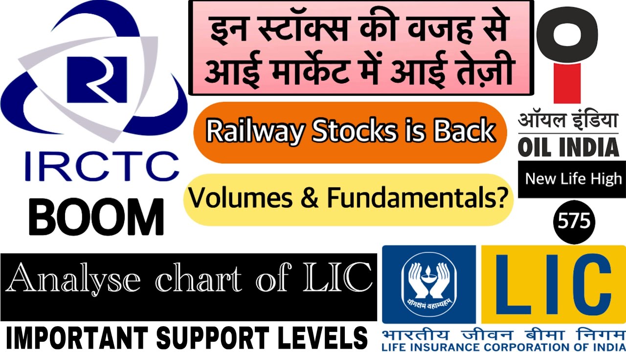 IRCTC | OIL INDIA | LIC | Railway Stocks | PSU Stocks | BPCL.