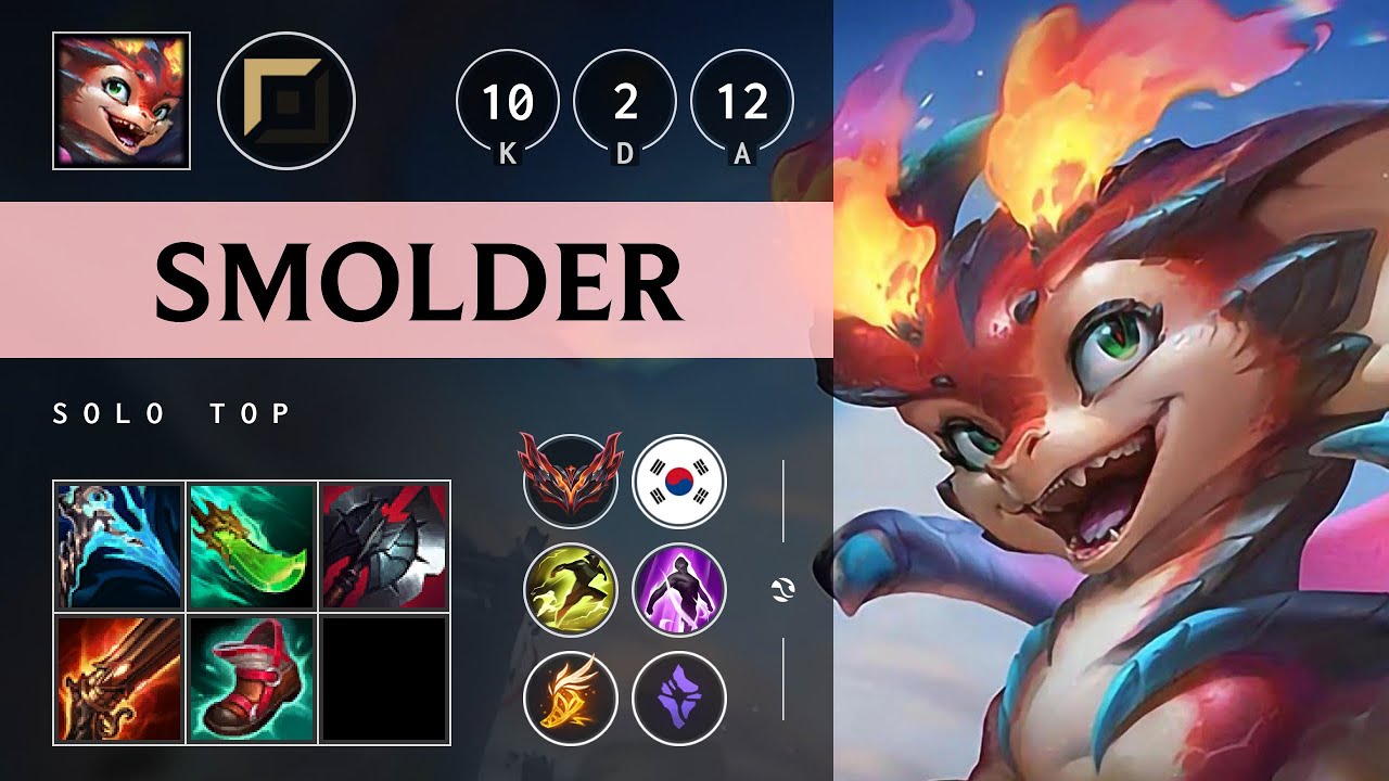 Smolder Top vs K'Sante - KR Grandmaster Patch 25.S1.3