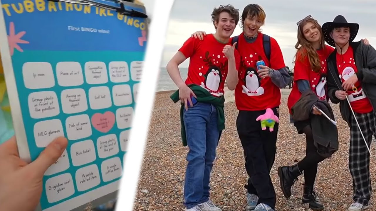Tubbo Plays IRL Bingo In Brighton w/ Friends!