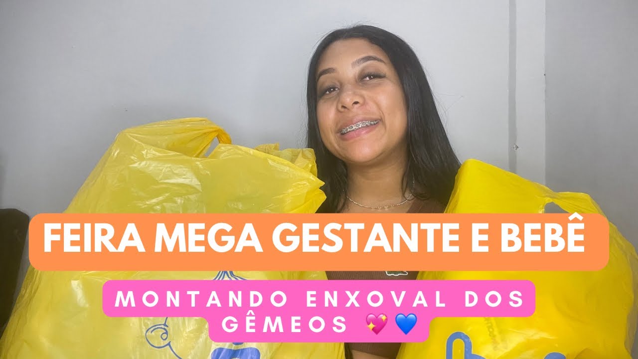 #vlog Feira mega Gestante e bebê -Tudo que comprei para os Gêmeos / Montando o enxoval dos bebês 💖💙