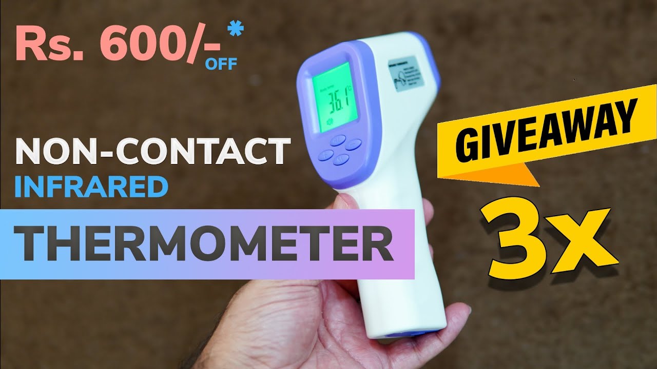 Segun Infrared Thermometer (Non Contact Thermometer) Must have during lockdown, Coupon plus Giveaway