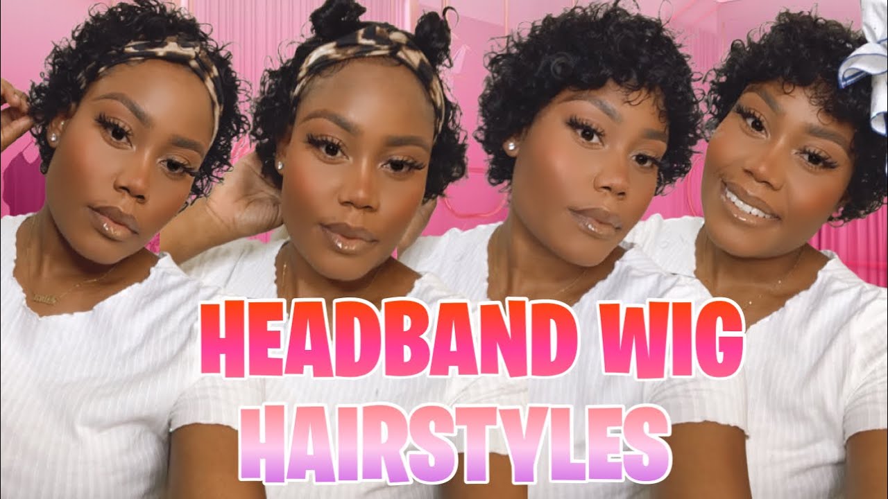 6 Easy Ways to Style Your Pixie Headband Wig || Easy Spring Hairstyles 2022