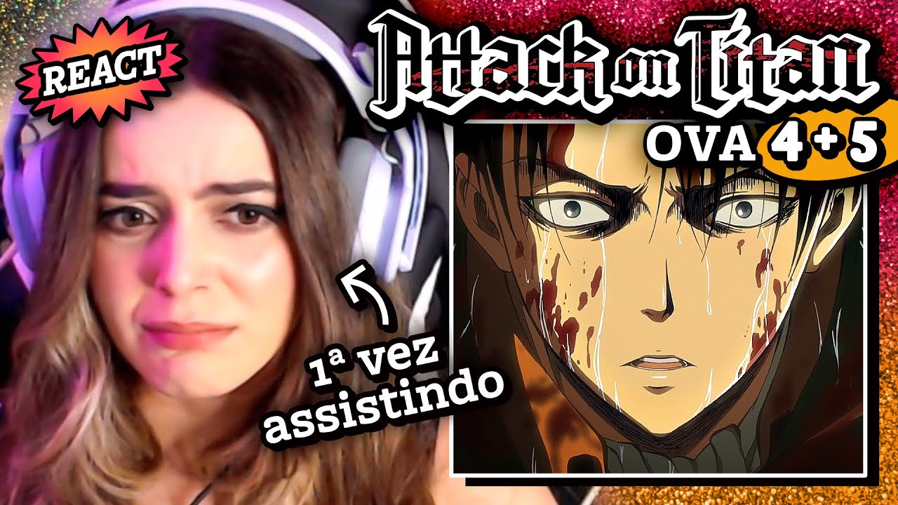 O passado tr&aacute;gico do Levi ❤️&zwj;🩹 // React Attack on Titan 