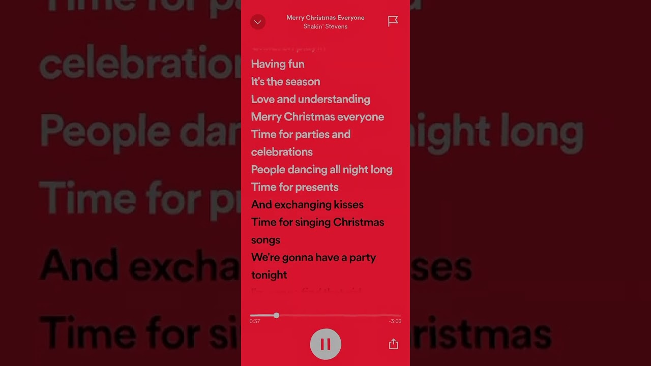 Merry Christmas Everyone - Shakin Stevens #lyrics