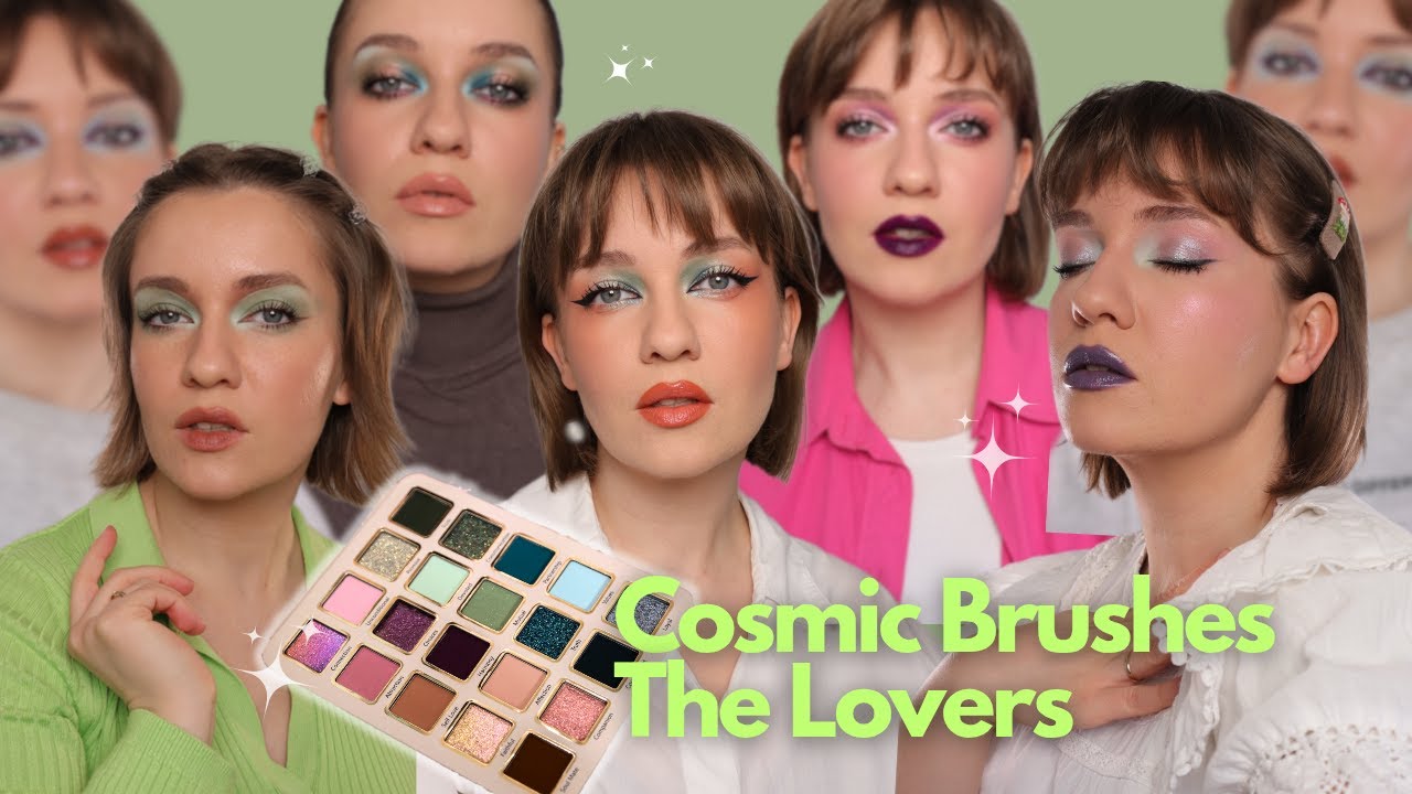 Cosmic Brushes THE LOVERS - nowa paleta w akcji! TYDZIEŃ MAKIJAŻY | redmylips art