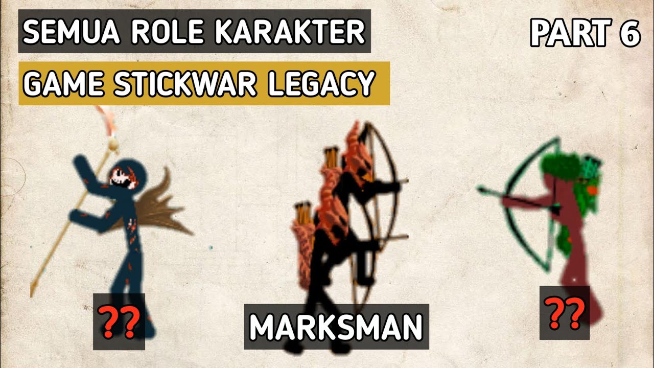 Semua unit beserta role nya, Part 6 || Stickwar legacy 